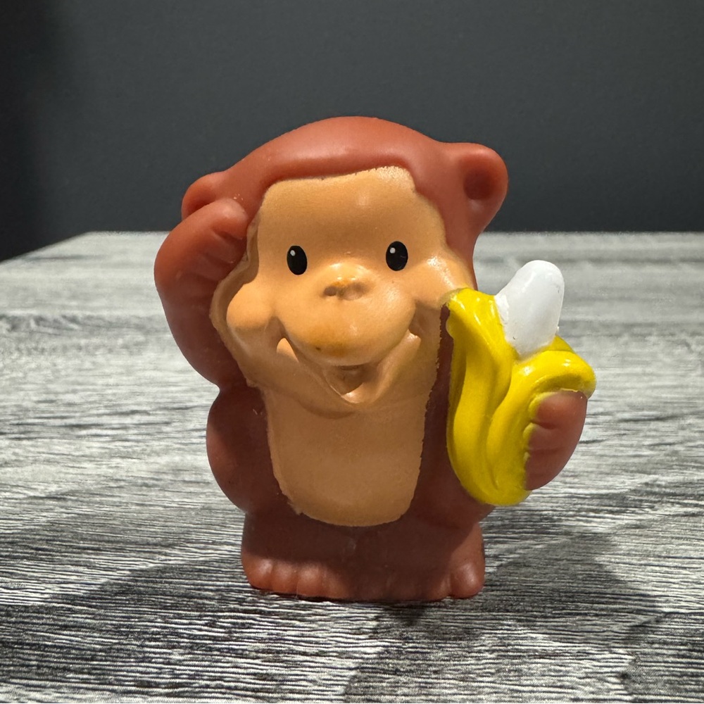 Fisher-Price | Little People: Monkey with Banana (2009) - Collectible Toy Figure
